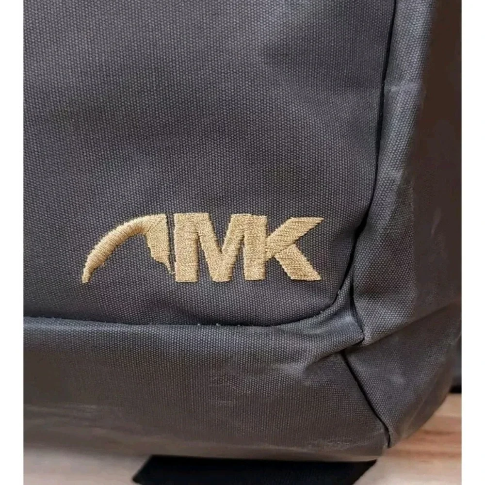 Mountain Khakis MK Flap Over Backpack Travel Laptop Bag Travel Gray